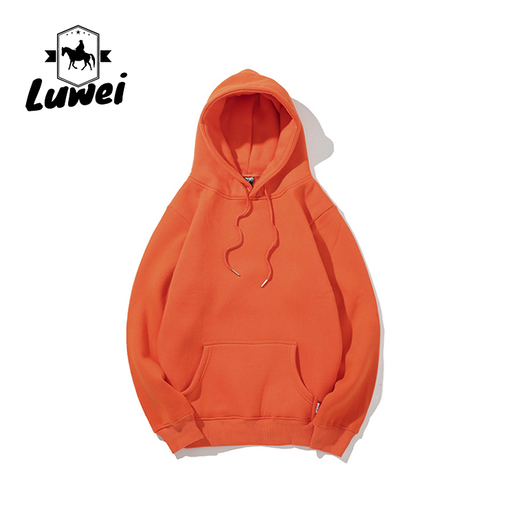 Streetwear Knitted Blank Custom Logo Cotton Black 320g Fitted Gym Over Size Pullover Tracksuit Mans Hoodies