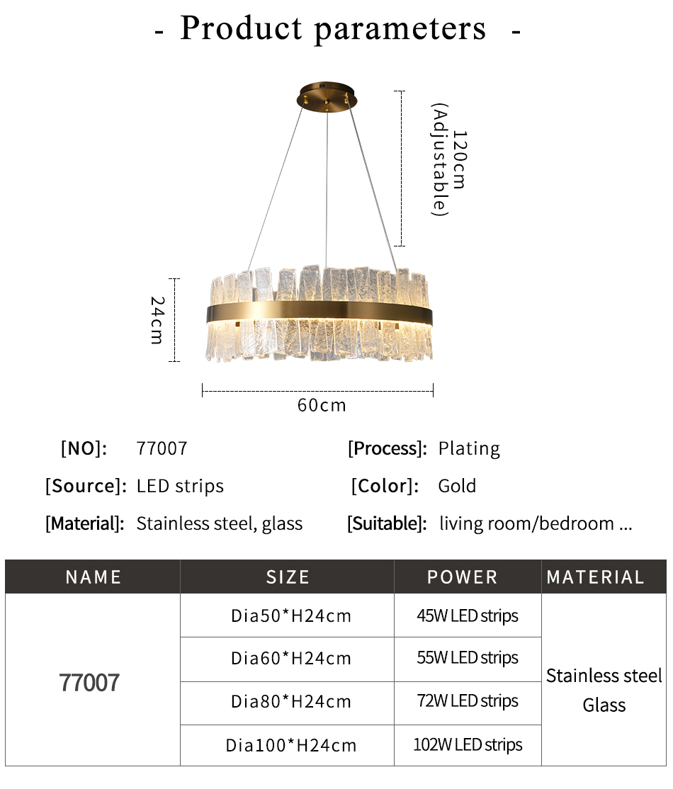 Led chandelier Living room chandeliers rectangular Kitchen fixture frosted matte glass entryway chandelier(WH-CY-195)