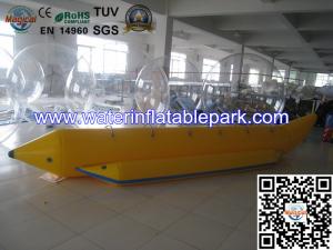 Quality Fire resistance Yellow Banana Fishing Boats For Commercial Rental wholesale
