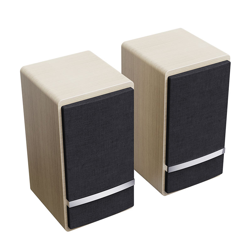 Subwoofer-equipped Wooden Gaming Multimedia Computer Speaker for Laptop Notebook Music