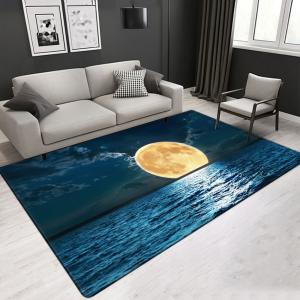 Quality Bestselling Customized Shape Printed Living Room Floor rug Rectangle Carpet 3D wholesale
