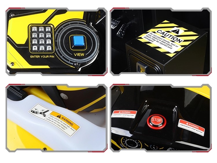 Amusement Coin Operated Arcade Car Racing Video Simulator