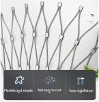 flexible stainless steel wire rope cable mesh netting for zoo
