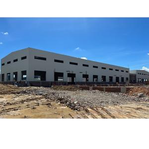 Quality Sandwich Panel Steel Structure Warehouse Prefabricated Industrial Shed Onsite Installation wholesale