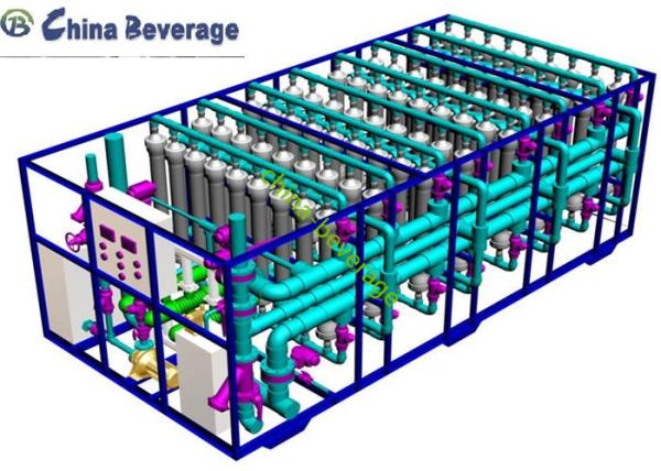 Ultrafiltration Reverse Osmosis Water Treatment System For Spring Water Bottling