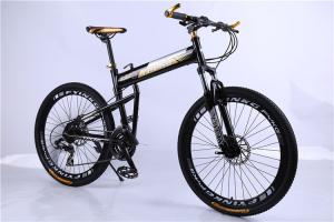 Quality High quality OEM 36 spoke wheel 21 speed 40mm rim black aluminium alloy folding hummer mountain bicicletas wholesale