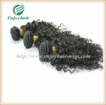 Indian virgin hair weave natural color(can be dye) curly hair 10''-26'' hair