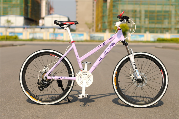 CE certificate 36 spokes 24 inch aluminium alloy lady MTB with Shimano 24 speed