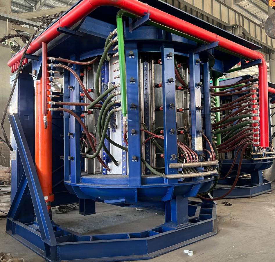 10T Electric Induction Aluminum Scrap Melting Furnace