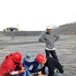 0.5mm-0.75mm Black HDPE Geomembrane for Geomenbrana in Aquaculture Pond Width 1