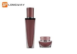 Quality High End Round Cosmetic Bottles , Airless Pump Container Bottle Non Leak wholesale