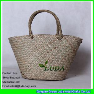 Quality LDSC-030 2016 classical handmade natural seagrass straw basket bag wholesale