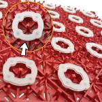 Outdoor Modular Pickleball Basketball Court Interlocking Sports Flooring Tiles
