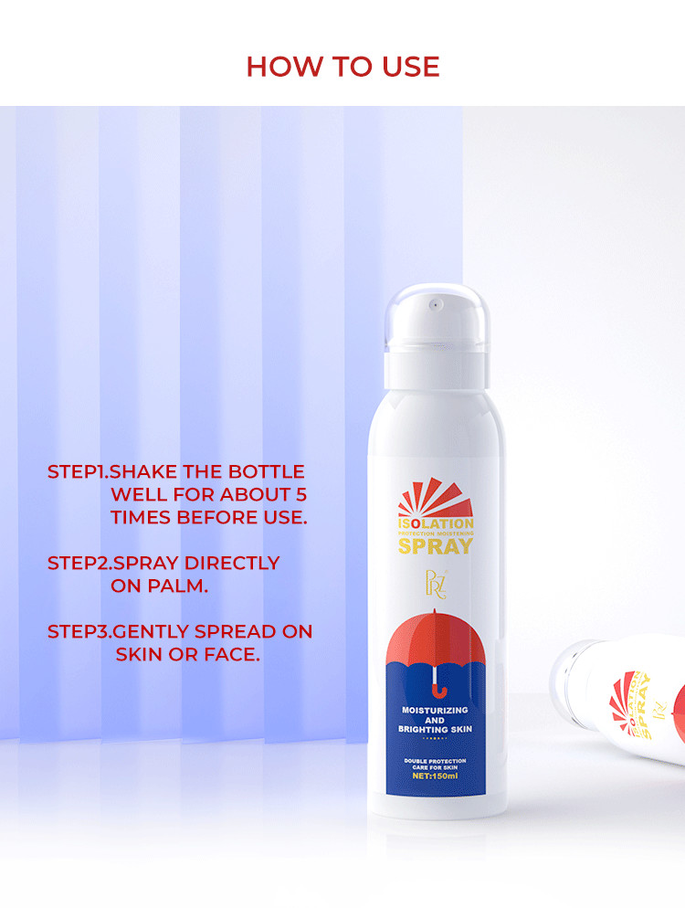 Sunblock Moisturizer Whitening Organic Sunscreen Spray For All Skin
