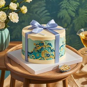 Quality Custom Paperboard Food Gift Boxes Packaging Birthday Cake Preparation wholesale