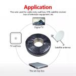 RG11 FPE Dielectric Coaxial Cable And Wire For CCTV CATV