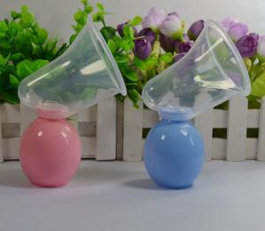 Quality BPA Free Latex Silicone Manual Breast Pump With Bottle Baby Sucking wholesale