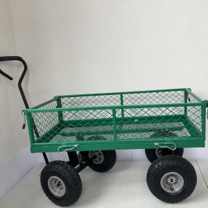 Quality Four-wheel Fire Wood Cart Heavy Duty Garden Cart for Heavy Load Firewood Transport wholesale