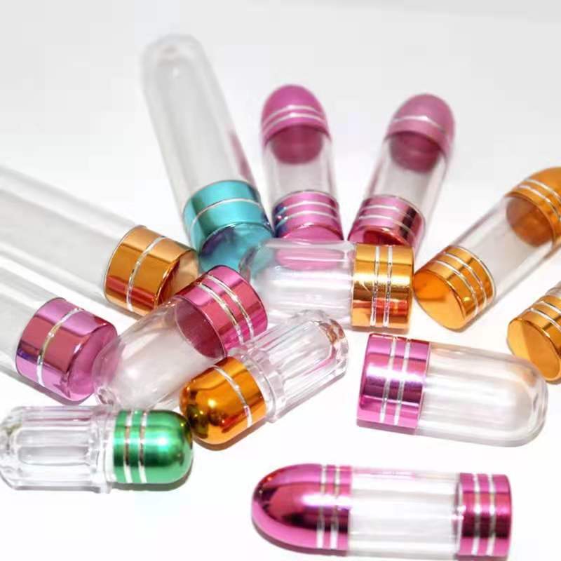 Bullet Shape Empty Capsule Shells 44mm Rhino 69 Clear Plastic Pill Bottles