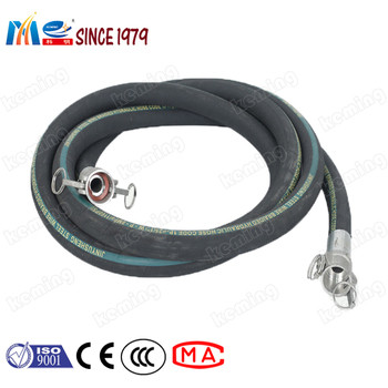 80mm Mortar Spraying Steel Braided Hose Fabric Reinforced Flex Resistance