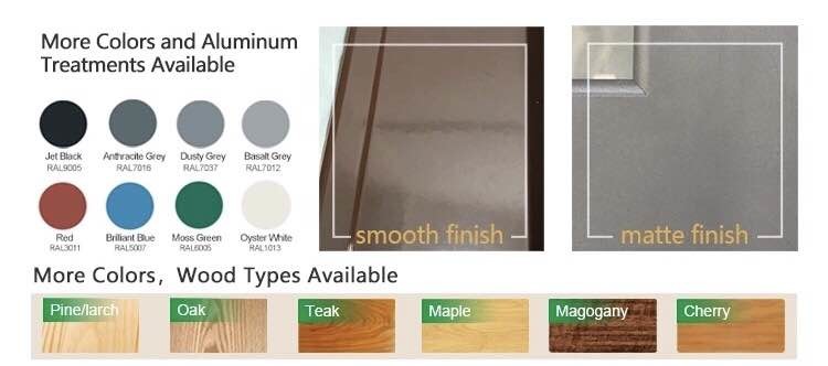 TOPSURE Villa Hollow 1.6mm Aluminium Awning Windows