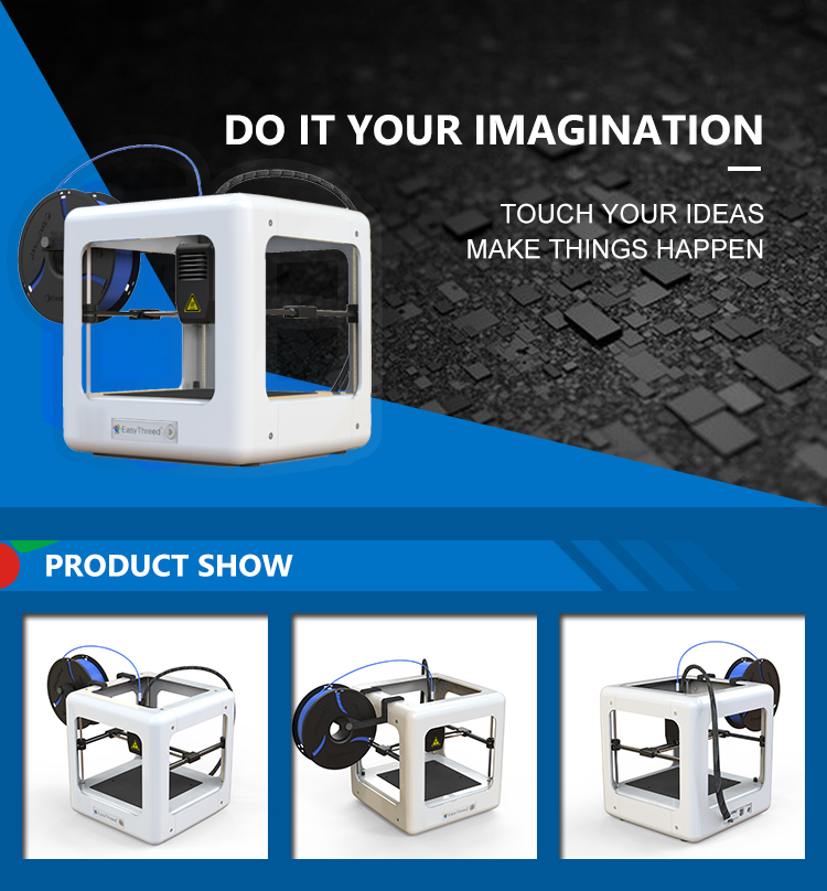 Easthreed STEAM Education Gift 3D Printer 180-240 ℃ Extruder Temperature Easy Operation
