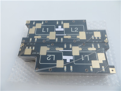 High Frequency 1.6mm PTFE PCB Board Fibre Glass Coated PTFE DK2.65 For Couplers