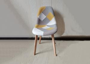 Quality Nordic Style Modern Dining Chairs Upholstered , Beech Wood Chair wholesale