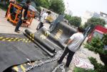 Inflatable Rubber boom Oil Spill Containment Floating Silt Curtain