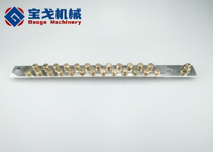 Stamped Drillin Tinned Ground Copper Bus Bar with Tinned Surface Treatment