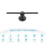 Lightweight 3D Hologram Fan LED Holographic Advertising Fan 50/60HZ Frequency