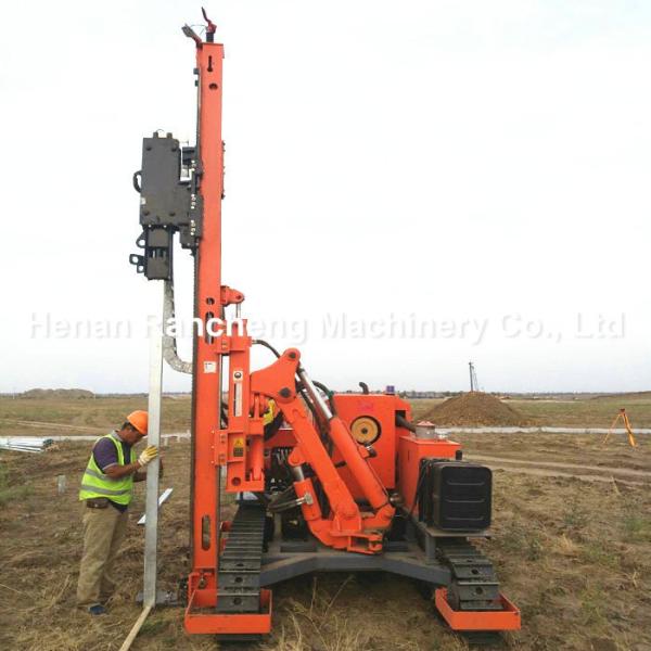 RC260Y Pile Drilling Machine Photovoltaic Crawler Hydraulic Helical Solar Pile