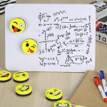 Emoji Cute Smiley Face Magnetic Dry Eraser for Blackboard Whitebaord