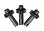 Stainless Steel Motor Pinion Gear Shaft 1-30 Tooth 120mm Max Diameter