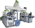 Automatic Plastic Squeezing Dryer 1400kg/Hr Plastic Recycling Extruder 280kW