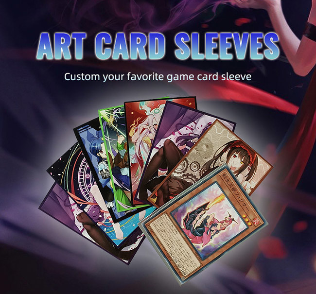 Custom Printed Art Card Sleeves For Game Pokemon Yugioh MTG Magic Card Standard Small Size Available Custom Made