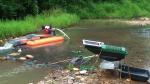Portable 0.5T/H Mini Gold Dredging Boat 3.5m Length