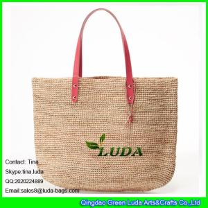 Quality LDLF-059 fashion women summer raffia crochet straw beach bag wholesale