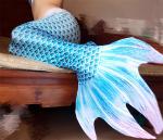 Smooth Easy Drying Ladies Mermaid Tail , Womens Mermaid Tail For Swimming