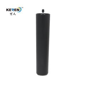 Quality M10 black 260mm sofa plastic furniture legs replacement wholesale