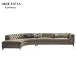 American Style Tufted Living Room Sectional Sofa 3 Piece For Home