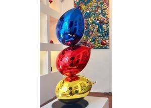Quality Home Decor Fiberglass Balloon Sculpture Different Color Finish wholesale