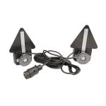 Plastic Trailer Identification Lights With Reflector Magnet Cable IATF16949
