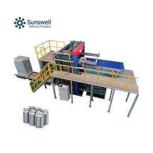 Quality Tin Can Bottle Depalletizing Machine Bulk Can Depalletizer High Speed wholesale