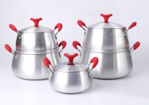Quality Kitchen PTFE Free 22cm 3 Layer Aluminium Saucepan Sets wholesale