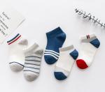 Anti Bacterial Boys Cotton Socks , Snagging Resistance Boys Fashion Socks