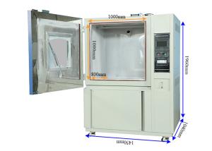 China Stainless Steel Sand And Dust Test Chamber Simulated Dust Environment on sale