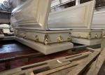 Urn Shaped Metal Casket Coffin Gauge Steel Material Fireproof Performance