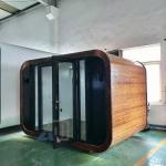 Prefabricated Apple Pod Cottage 40FT Apple Cabin House Residential Villa Working