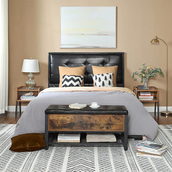 Nightstand Set for Sale, 2 of Nightstands Table, Industrial Bedside Table,
